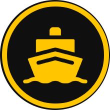 Ferry travel icon