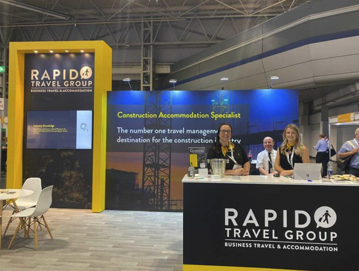 The Rapid team on their stand at the RWM Show in Birmingham