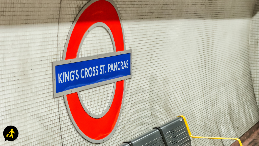 King's Cross St Pancreas Underground 'Tube' station, where you might use your Oyster card while staying in London.